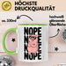 Schweinezüchter Schweine Tier Tasse Becher Geschenk Lustige Geschenkidee Spruch Nö Grün Trendation
