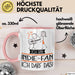 Geschenk für Indie-Fan Tasse Lustige Geschenkidee Geburtstag Ich Bin Indie-Fan Ich Darf Das Rosa Trendation