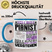 Pianist Geschenk Kaffee-Tasse Geschenkidee für Pianist Ich Bin Pianist Ich Kann Es Dir Erklären Jedoch Nicht Für Dich Verstehen Spruch Lustig Blau Trendation