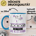 Zoologin Geschenk Tasse Becher Die Frau Die Allen Kann Geschenkidee für eine Zoologin Lustig Blau Trendation