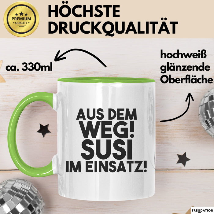 Susi Tasse Aus Dem Weg! Susi Im Einsatz! Geschenk