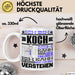 Koch Geschenk Tasse Geschenkidee für Koch Geburtstag Lustiger Spruch Ich Bin Koch Ich Kann Es Dir Erklären Aber Nicht Für Dich Verstehen Weiß Trendation