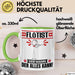 Flötist Tasse Geschenk für Flötist Der Mann Der Alles Kann Geschenkidee zum Geburtstag Grün Trendation