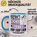 Hip-Hop-Fan Geschenk Lustiger Spruch für Hip-Hop-Fan Geschenkidee Bester Hip-Hop-Fan Der Welt Blau Trendation