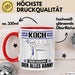 Koch Tasse Geschenk für Koch Der Mann Der Alles Kann Geschenkidee zum Geburtstag Rot Trendation