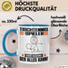 Tischtennisspieler Tasse Geschenk für Tischtennisspieler Der Mann Der Alles Kann Geschenkidee zum Geburtstag Blau Trendation