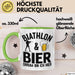 Biathlon Tasse Geschenk Wintersport Geschenke Biathlon Und Bier Darum Bin Ich Hier Ski Skifahrer Grün Trendation