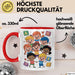 Kindergarten Lehrer Tasse Geschenk Lustige Geschenkidee Spruch Für Kleine Lernende Rot Trendation