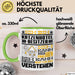 Katzenhotelbesitzer Geschenk Kaffee-Tasse Geschenkidee für Katzenhotelbesitzer Ich Bin Katzenhotelbesitzer Ich Kann Es Dir Erklären Jedoch Nicht Für Dich Verstehen Spruch Lustig Grün Trendation