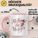 Weintrinker Trinken Fee Tasse Geschenk Lustige Geschenkidee Spruch Weinliebhaber Fee Rosa Trendation