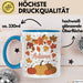 Herbstzeit Tasse Geschenkidee für Herbstliebhaber Blau Trendation