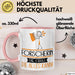Forscherin Geschenk Tasse Becher Die Frau Die Allen Kann Geschenkidee für eine Forscherin Lustig Rosa Trendation