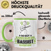Bassist Geschenk Tasse So Gut Kann Nur Ein Bassist Aussehen Geschenkidee Kaffee-Becher Grün Trendation