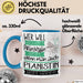 Pianistin Tasse Geschenk Spruch Wer Will Schon Prinzessin Sein Wenn Man Auch Pianistin Sein Kann Blau Trendation