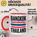Bangkok Thailand Tasse Geschenk Lustige Geschenkidee Spruch Rot Trendation