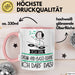 Geschenk für Drum-and-Bass-DJane Tasse Lustige Geschenkidee Geburtstag Ich Bin Drum-and-Bass-DJane Ich Darf Das Rosa Trendation