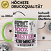 Chemiker Geschenk Lustiger Spruch für Chemiker Geschenkidee Bester Chemiker Der Welt Grün Trendation