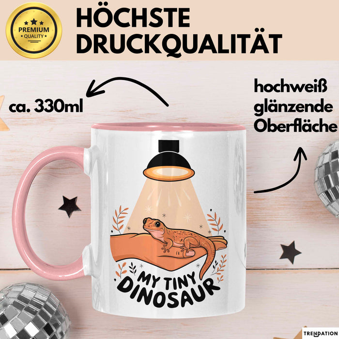 Exotischer Haustier Besitzer Tasse Geschenk Lustige Geschenkidee Spruch Für Reptilien Eltern Rosa Trendation