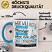 Jazz-Enthusiastin Tasse Geschenk Spruch Wer Will Schon Prinzessin Sein Wenn Man Auch Jazz-Enthusiastin Sein Kann Blau Trendation
