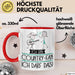 Geschenk für Country-Fan Tasse Lustige Geschenkidee Geburtstag Ich Bin Country-Fan Ich Darf Das Rot Trendation