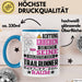 Trailrunner Geschenk Tasse Lustiger Spruch Erheben Sie Sich Der Trailrunner Betritt den Raum Blau Trendation