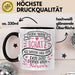 Valentinstag Tasse Geschenk für Ihn Sie Männer Für Paare Freundin Geschenkidee Kaffee-Becher Liebe Keine Sorge Schatz Ich Werde Dich Den Rest Deines Lebens Nerven Schwarz Trendation