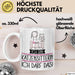 Geschenk für Katzensitterin Tasse Lustige Geschenkidee Geburtstag Ich Bin Katzensitterin Ich Darf Das Weiß Trendation