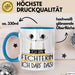 Geschenk für Fechterin Tasse Lustige Geschenkidee Geburtstag Ich Bin Fechterin Ich Darf Das Blau Trendation