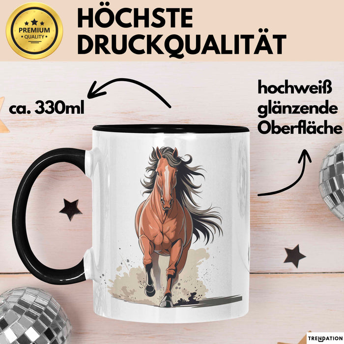 Reiter Tasse Geschenk Lustige Geschenkidee Spruch Für Reitsport Liebhaber Trendation