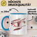 FSK18+ Tasse Geschenk Brüste Grafik Lustiger Spruch Humor Geschenkidee Blau Trendation