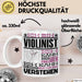 Violinist Geschenk Tasse Geschenkidee für Violinist Geburtstag Lustig Ich Bin Violinist Ich Kann Es Dir Erklären Aber Nicht Für Dich Verstehen Weiß Trendation