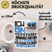 Systemadministrator Ausbildung Tasse Geschenk Ich Bin Systemadministrator In Der Ausbildung Ich Darf Das Geschenkidee Spruch Weiß Trendation