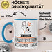 Geschenk für Haustiersitterin Tasse Lustige Geschenkidee Geburtstag Ich Bin Haustiersitterin Ich Darf Das Blau Trendation