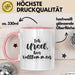 Ursel Tasse Ich Ursel, Bin Vollkommen Geschenk Rosa Trendation