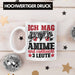 Anime Tasse Geschenk Anime-Liebhaber Geschenkidee Ich Mag Anime Und Vielleicht 3 Leute Weiß Trendation