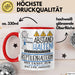 Reptilienhalterin Tasse Geschenk Lustig Abstand Halten Hochleistungs-Reptilienhalterin Mit Drang Zur Perfektion Bei Der Arbeit Rot Trendation