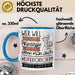 Wildtierforscherin Tasse Geschenk Spruch Wer Will Schon Prinzessin Sein Wenn Man Auch Wildtierforscherin Sein Kann Blau Trendation