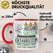 Gitarristin Tasse Geschenk Lustig Abstand Halten Hochleistungs-Gitarristin Mit Drang Zur Perfektion Bei Der Arbeit Rot Trendation