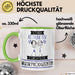 Musikproduzentin Tasse Geschenk Becher Stark Attraktiv Furchtlos Musikproduzentin Lustige Geschenkidee Grün Trendation