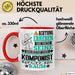 Komponist Geschenk Tasse Lustiger Spruch Erheben Sie Sich Der Komponist Betritt den Raum Rot Trendation