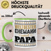 Lustige Tasse Geschenk Weltbester Ehemann Und Papa Becher Grün Trendation