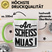 Bayern Tasse Geschenk Witz Bayer Boarisch Witz Spruch Kaffee-Tasse Geschenkidee Grün Trendation
