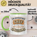 Büroarbeit Kollege Chef Tasse Geschenk Lustige Geschenkidee Spruch Ein Grossartiger Chef Ist Schwer Zu Finden Grün Trendation
