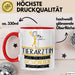 Tierärztin Weil Es Keinen Schöneren Beruf Gibt Tasse Geschenk für Eine Tierärztin Lustig Rot Trendation