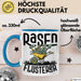 Gärtner Tasse Geschenk für Hobbygärtner Landschaftsgärtner Männer Geschenkidee Rasenflüsterer Gartenarbeit Kaffee-Becher Blau Trendation
