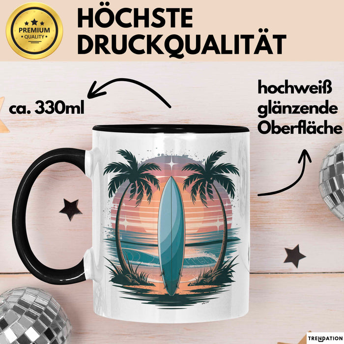 Surfer Tasse Geschenk Lustige Geschenkidee Spruch Für Wellen Jäger Trendation