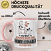 Hundeliebhaber Geschenk Tasse So Gut Kann Nur Ein Hundeliebhaber Aussehen Geschenkidee Kaffee-Becher Rosa Trendation