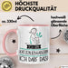 Geschenk für Katzenliebhaberin Tasse Lustige Geschenkidee Geburtstag Ich Bin Katzenliebhaberin Ich Darf Das Rosa Trendation