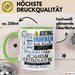 Aquarium-Enthusiastin Tasse Geschenk Lustiger Spruch Bitte Erheben Sie Sich Seine Majestät Die Aquarium-Enthusiastin Betritt Den Raum Grün Trendation