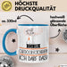 Geschenk für Outdoor-Fotografin Tasse Lustige Geschenkidee Geburtstag Ich Bin Outdoor-Fotografin Ich Darf Das Blau Trendation